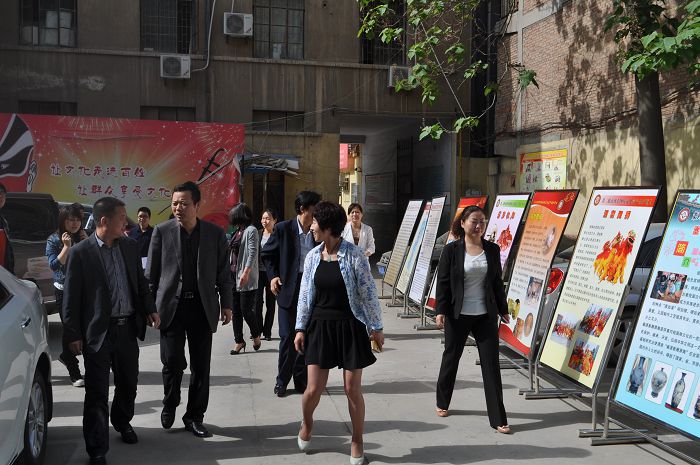 2014年渭南市创建国家公共文化服务体系 示范区督导组莅临文化馆检查工作