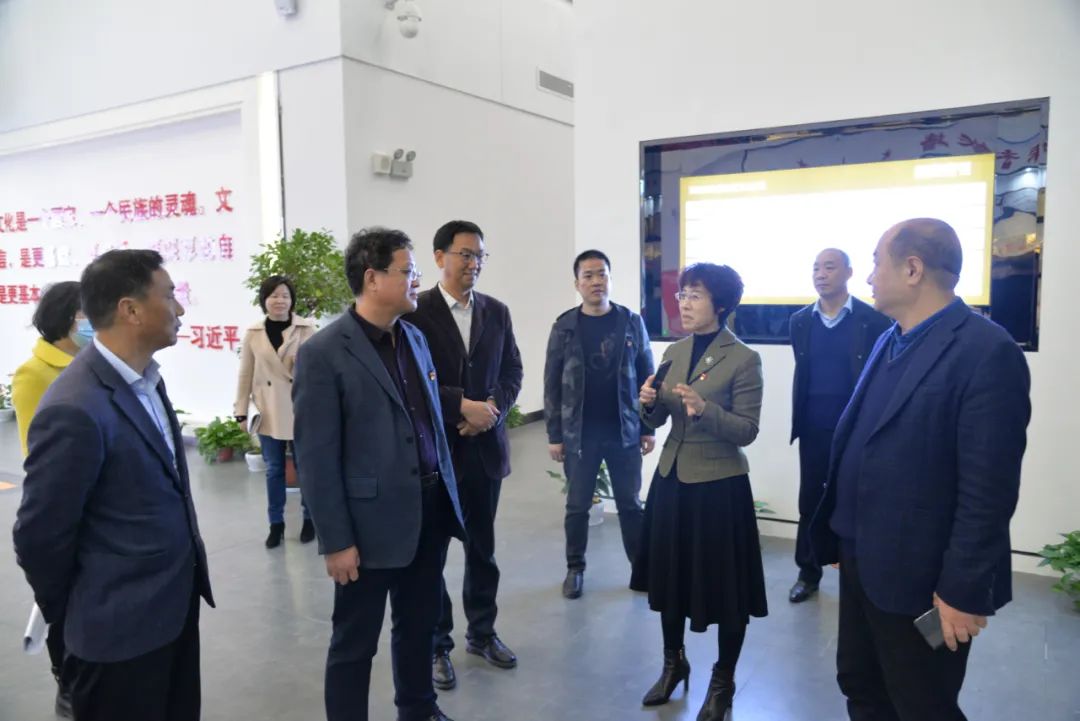 我馆迎接市文旅局示范区创新发展复审检查