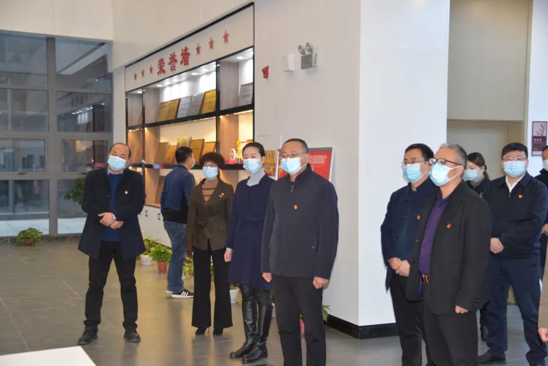 渭南市委组织部第五党支部来我馆开展主题党日活动。